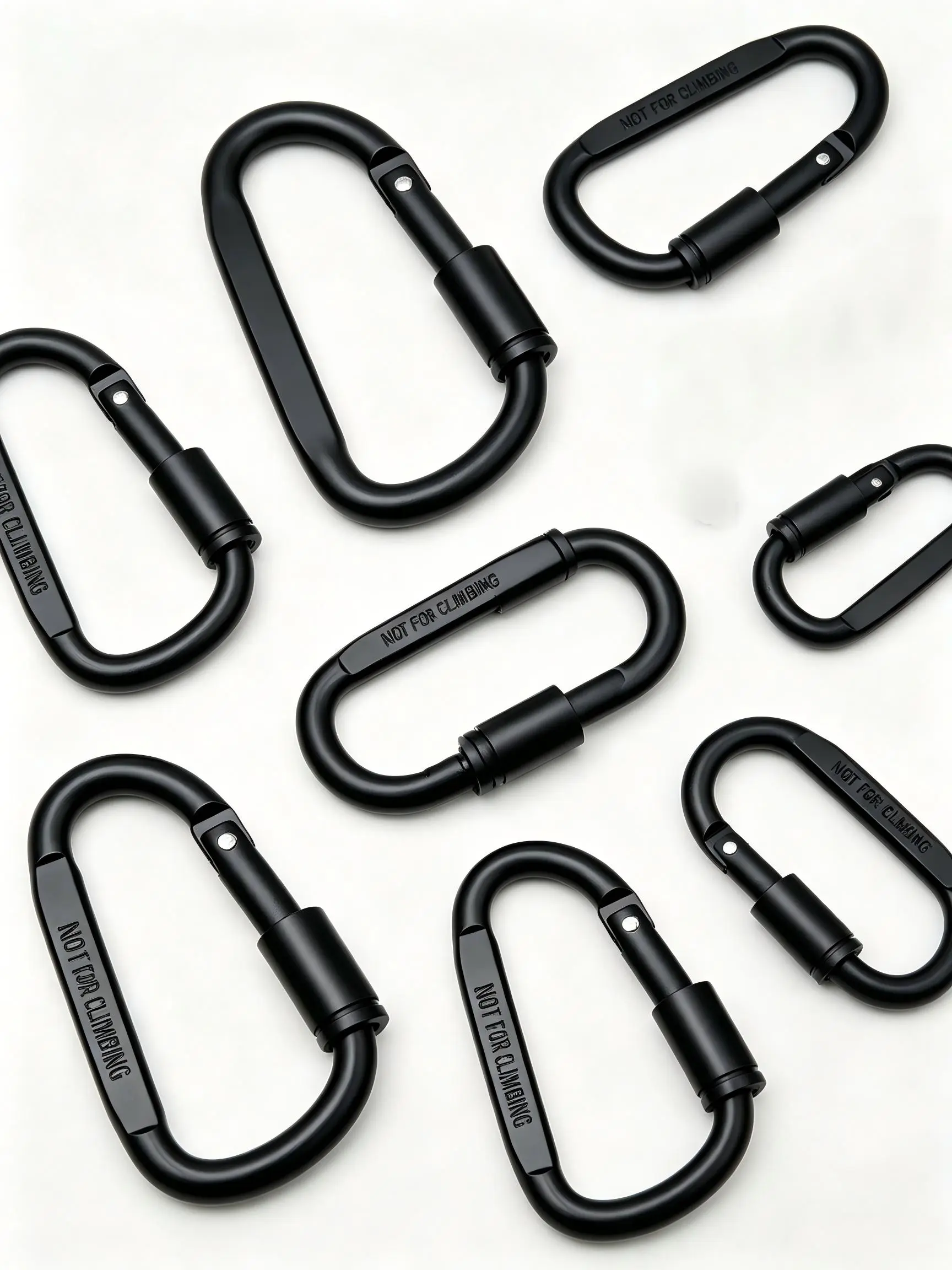 D Shape Screw Lock Carabiner Clip, Aluminum Carabiner Hooks NOT FOR CLIMBING, Heavy Duty D Carabiners for Camping Hiking Backpack Keychain Outdoor Gear portable ct truck