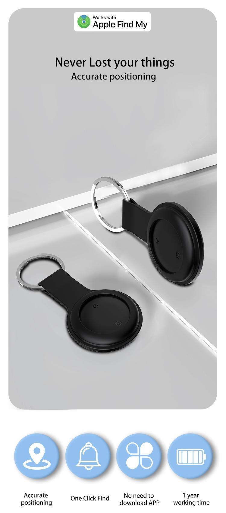 Fidget Toy & GPS Tracker for Car - Portable Mini Hidden Tracker with Weatherproof Magnetic Case, No Monthly Fee, Global Coverage Anti-lost Device, Works with Apple Find Me (iOS Only) for iPhone