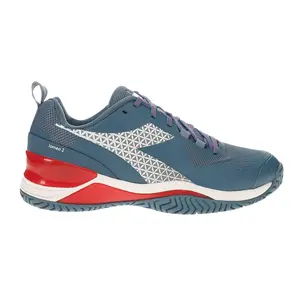 diadora Mens Blushield Torneo 2 All Ground Tennis Sneakers Shoes - Blue