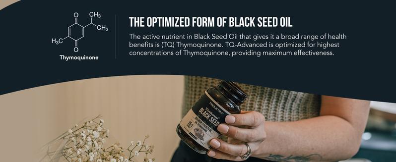 Triquetra TQ-Advanced 4X 25mg Black Seed Extract Capsules | 20% Thymoquinone (TQ) | Black Seed Oil (Nigella sativa) | Inflammation support | Immunity Support