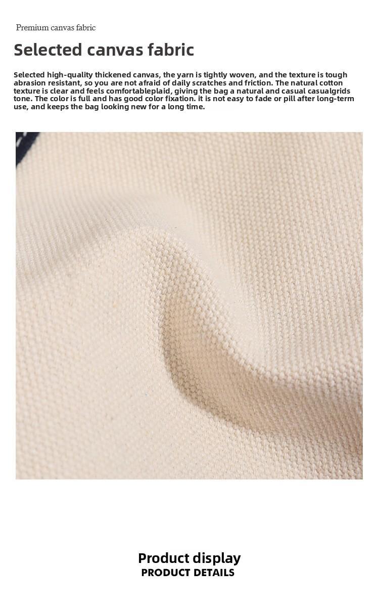 Canvas Tote Bag for Women 2026 New Arrival Luxurious Niche Design Color-Blocked Handbag Spacious Commuter Tote Versatile Everyday Bag Canvas Tote Bag for Women 2026 New Arrival Luxurious Niche Design Color-Blocked Handbag Spacious Commuter Tote Versatile Everyday Bag