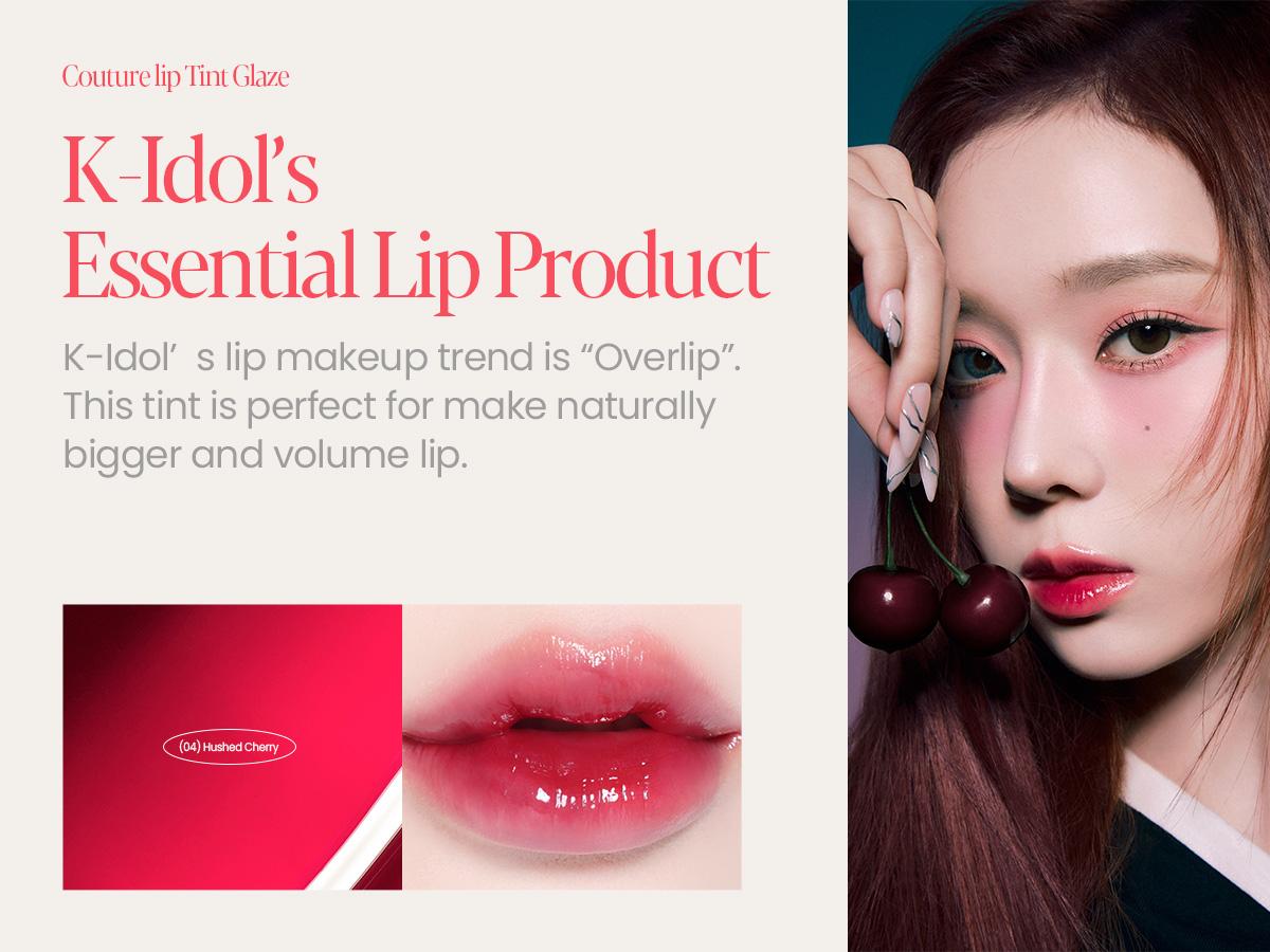 [Espoir Official] Couture Lip Tint Glaze | Volumizing Lip Tint with Juicy Texture & Glossy Finish | Available in 5 Shades