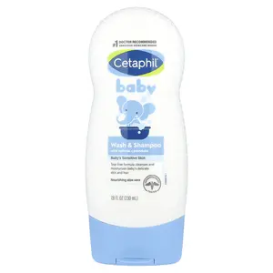 Cetaphil Baby, Wash & Shampoo with Natural Calendula, 7.8 fl oz (230 ml) Cetaphil Baby, Wash & Shampoo with Natural Calendula, 7.8 fl oz (230 ml)