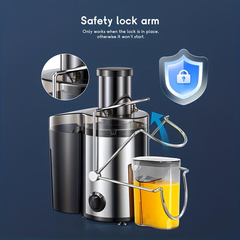 Electric Juicer Machine, 1000W Centrifugal Juicer Extractor with 2.6" Feed Chute, 2 Speeds Juice Maker for fruit carrot orange apple pomegranate Vegetable, Easy to Clean