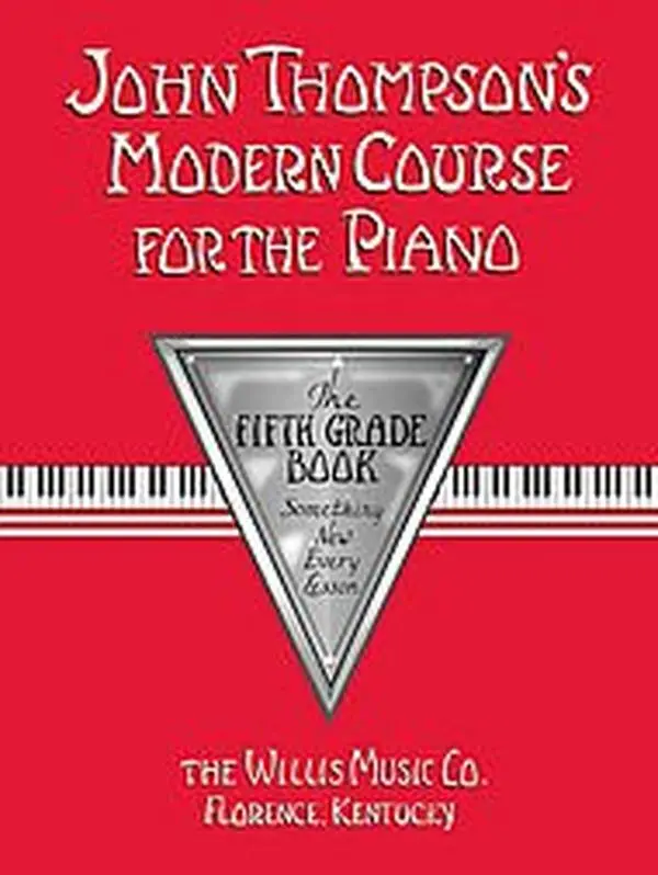Used Piano Book - John Thompson's Modern Course for 5th Grade English Paperback (Unqualified)