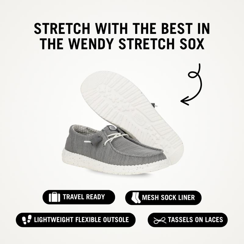 HEYDUDE Wally Stretch Sox - Mens Comfortable Slip on Shoes