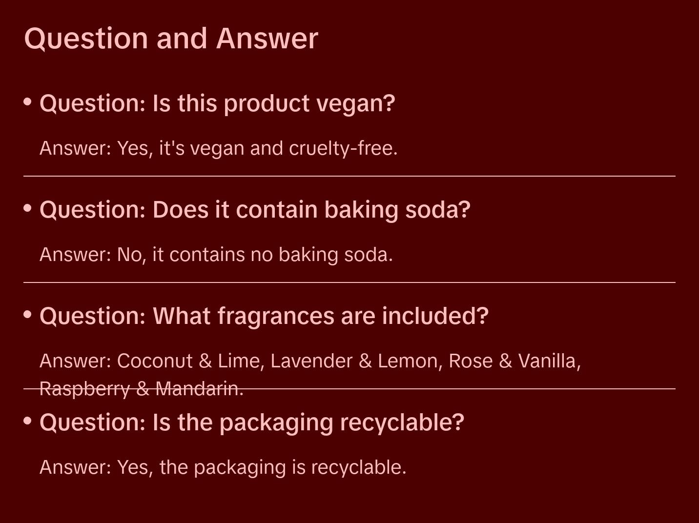 Each & Every The Mini Edit (4 Pack, 0.8oz - Coconut & Lime, Lavender & Lemon, Rose & Vanilla, Raspberry & Mandarin) Each & Every The Mini Edit (4 Pack, 0.8oz - Coconut & Lime, Lavender & Lemon, Rose & Vanilla, Raspberry & Mandarin)
