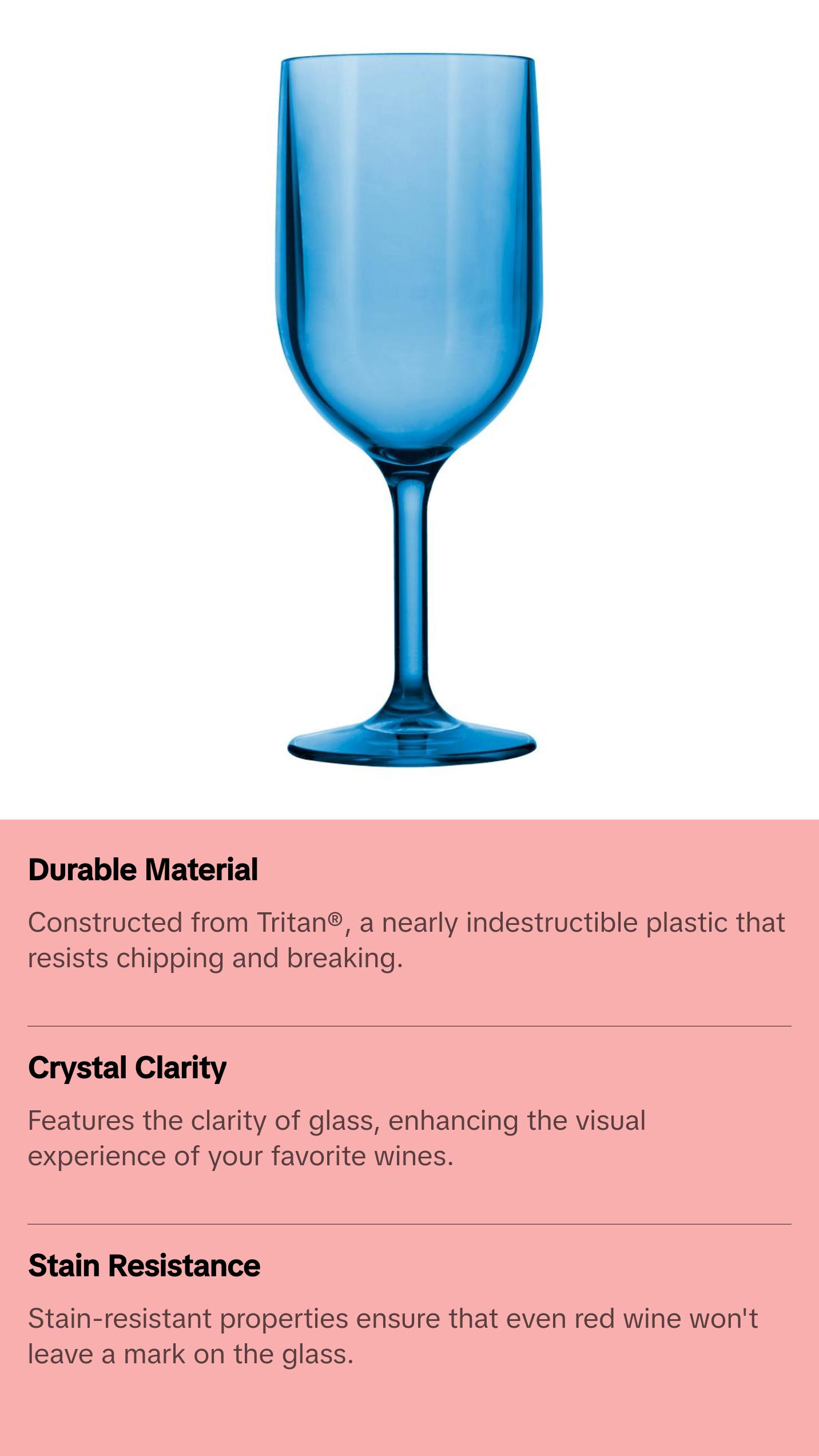 Guaranteed Unbreakable Stemmed Wine 12 oz.