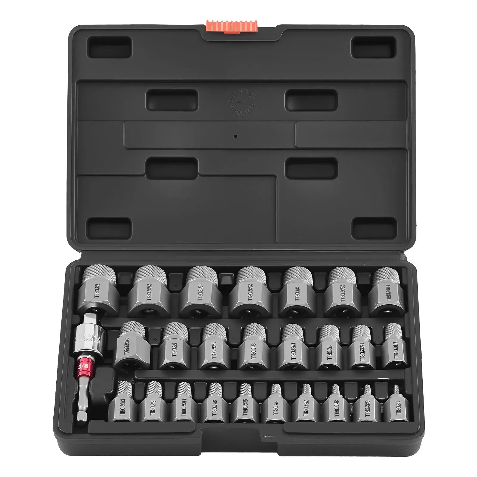 【DealsForYouDays】VEVOR Screw Extractor Set 27 Pieces Hex Head Multi-Spline Easy Out Bolt Extractor Toolwith AdaptersSolid Storage CaseCr-Mo Steel Stripped Bolt Remover for Removing RoundedBroken BoltsScrews, Tools And Gadgets, Work Tools, 2 Adapters
