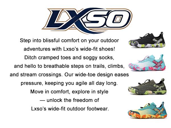 Lxso Barefoot Walking Shoes Women Men Color block Camo Comfortable Water Shoes Beach Outdoor Running Sneakers Casual Trainer Ideal Thanksgiving Christmas Gift