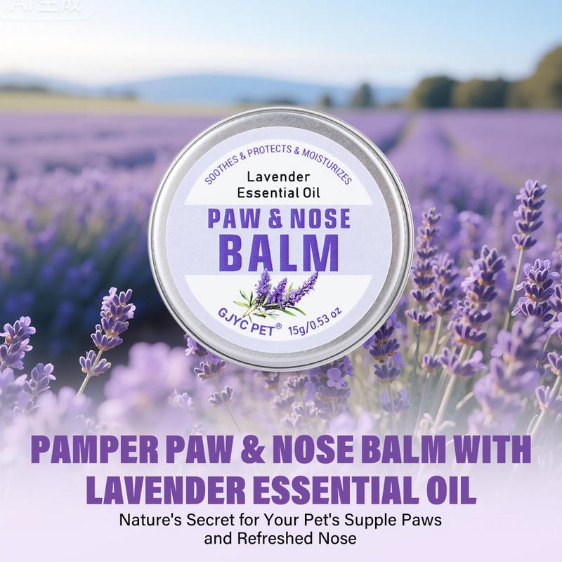 Pet Healing Balm for Paws & Nose - Fast Relief for Dry Cracked Paw Pads & Snouts, Antibacterial, All-Natural Ingredients Paw Balm Nose Balm