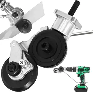 2026 Sheet Metal Cutter Drill Attachment Electric Drill Sheet Cutting Machine Portable Shearing Machine Drill Bit Universal Electric Drill Metal Sheet Cutting Head for Cutting Iron, White Sheet, Steel, Copper, Aluminum, Metal, Universal
