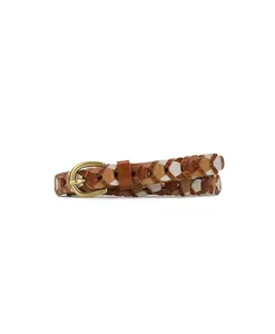Atina Chainlink Belt - Latte Tan Naturale