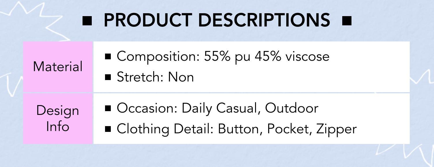 Cider [4 colors, size 0-26] Faux Leather Stand Collar Zipper Biker Jacket