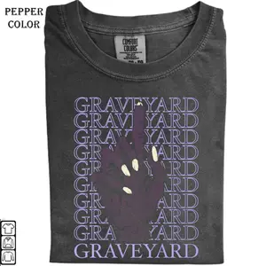 MTG Graveyard Shirt, Magic The Gathering MTG Vintage Shirt, Unisex Cotton Graphic Top T-Shirt, Unisex Cotton Crewneck Top for Daily Wear