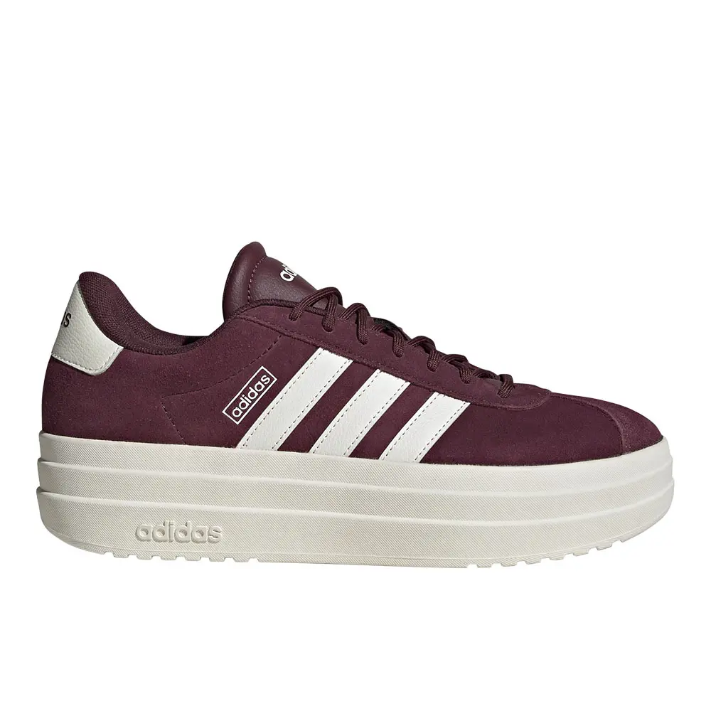 adidas Womens Vl Court Bold Sneakers Shoes Casual - Red