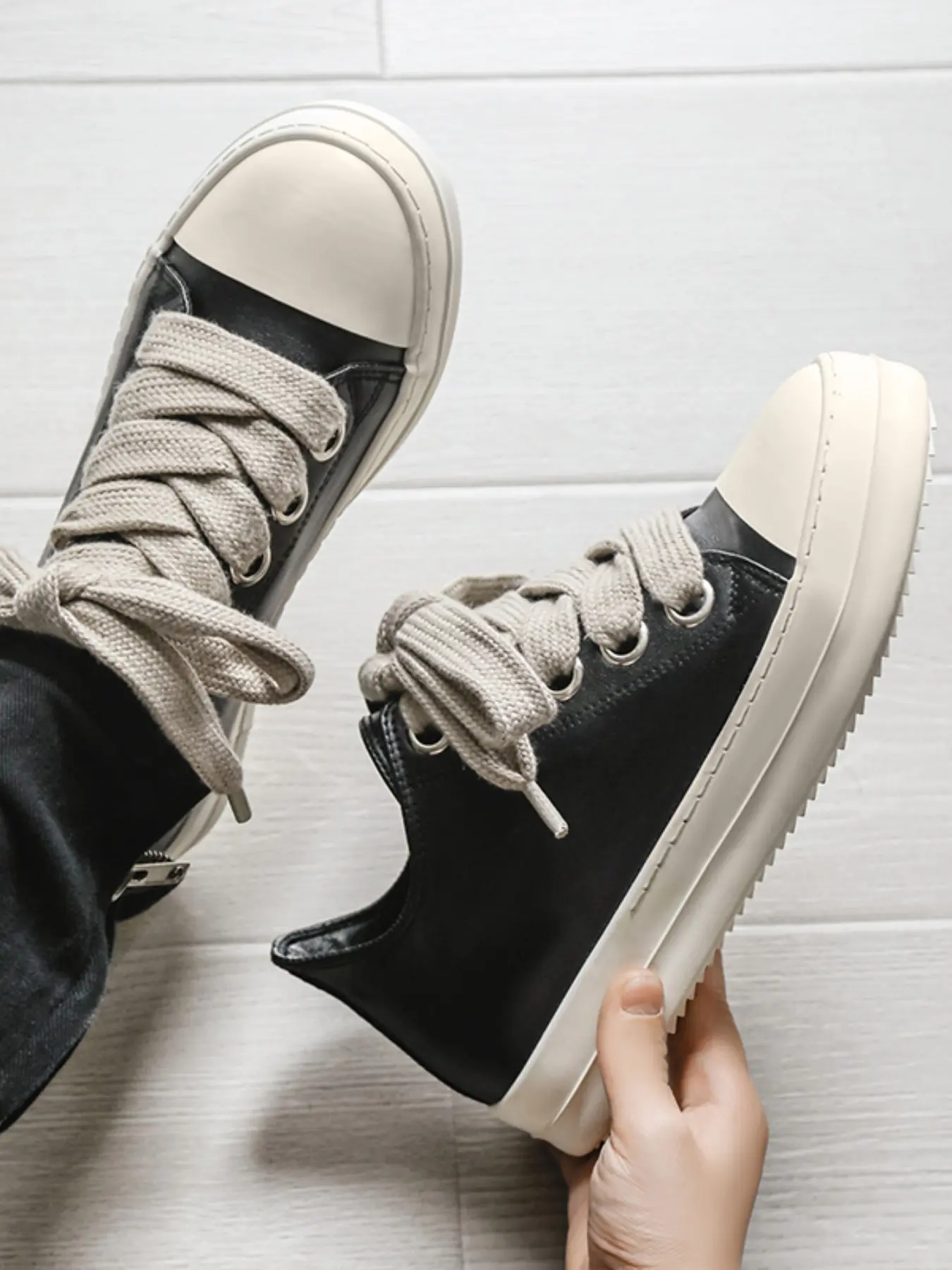 Men's Thick Sole Fashion Walking Sneakers, Classic Match, Comfortable Soft Lining, Anti-Slip Wear-Resistant Sole, Casual All Seasons Shoes, Chunky Sneaker, Trendy Walking Sneakers, Lifestyle Sneakers