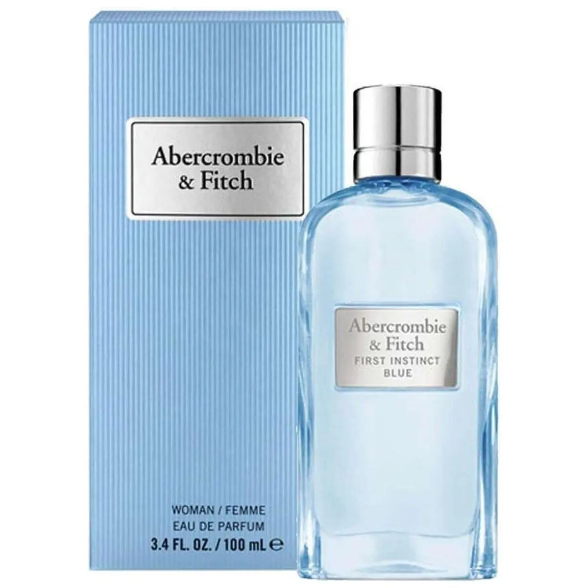 First Instinct Blue Eau de Parfum for Female Wear, Chypre Fruity Fragrance with Aromatic Floral, Blueberry and Vanilla Scents, 3.4 fl oz EDP Spray, Edp Liquid Perfumes, Fragrances, Women's Fragrance