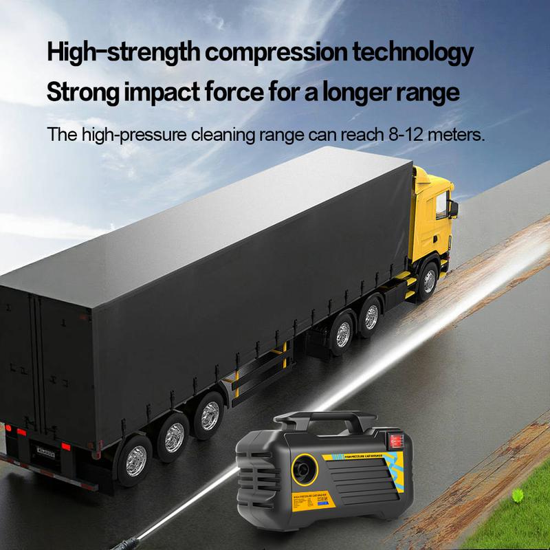 Joysync Electric Pressure Washer 2600 Max PSI 4.8 GPM Electric Powered Washers, Built-in Carry Handle, Detachable Foam Cannon, Pro-Style Wand,Nozzle Set, for Cars/Fences/Driveways/Home/Patios