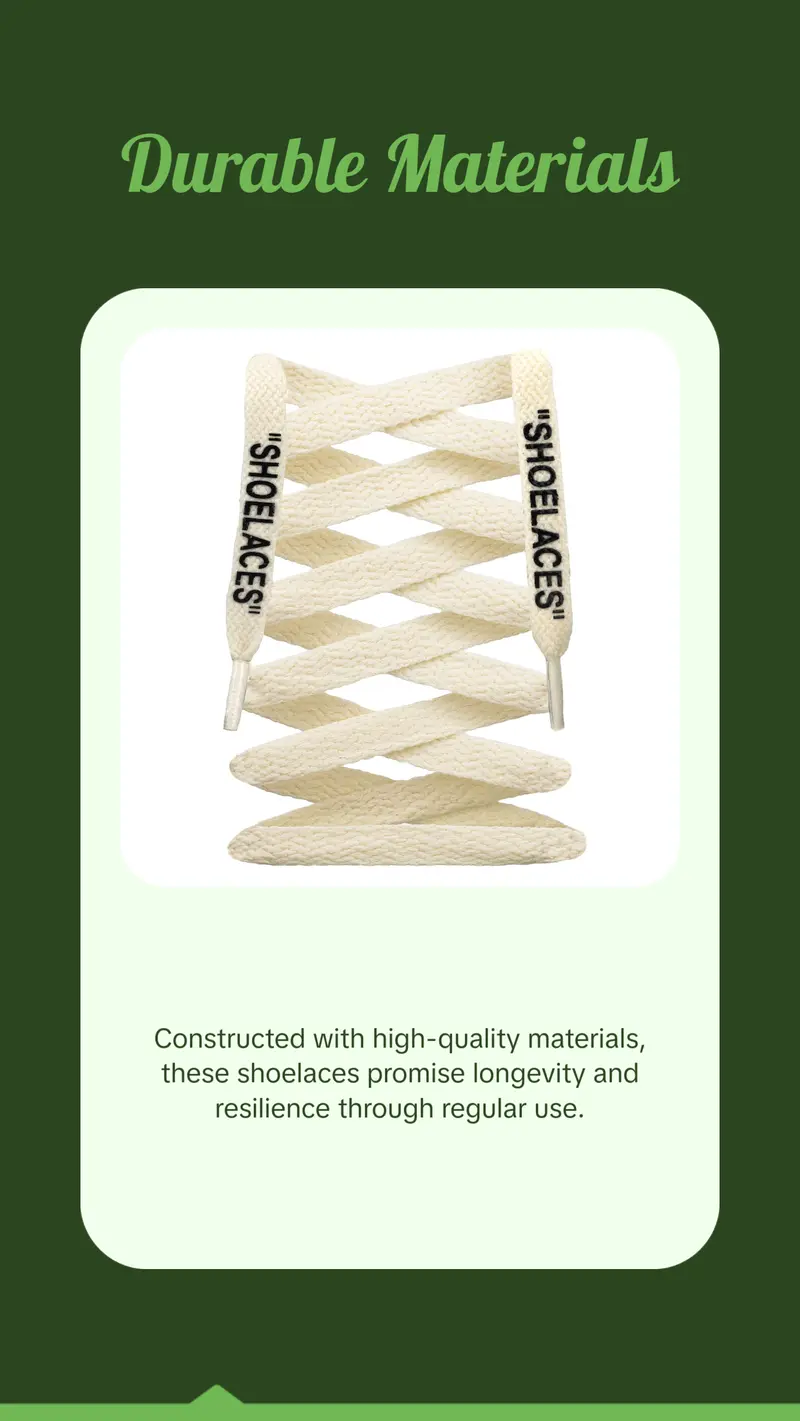 Flat Printed "SHOELACES"