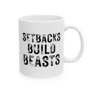 Inspirational Ceramic Mug - Motivation Mug, Coffee Cup, Motivational Gift, Unique Kitchen Decor, Office Mug