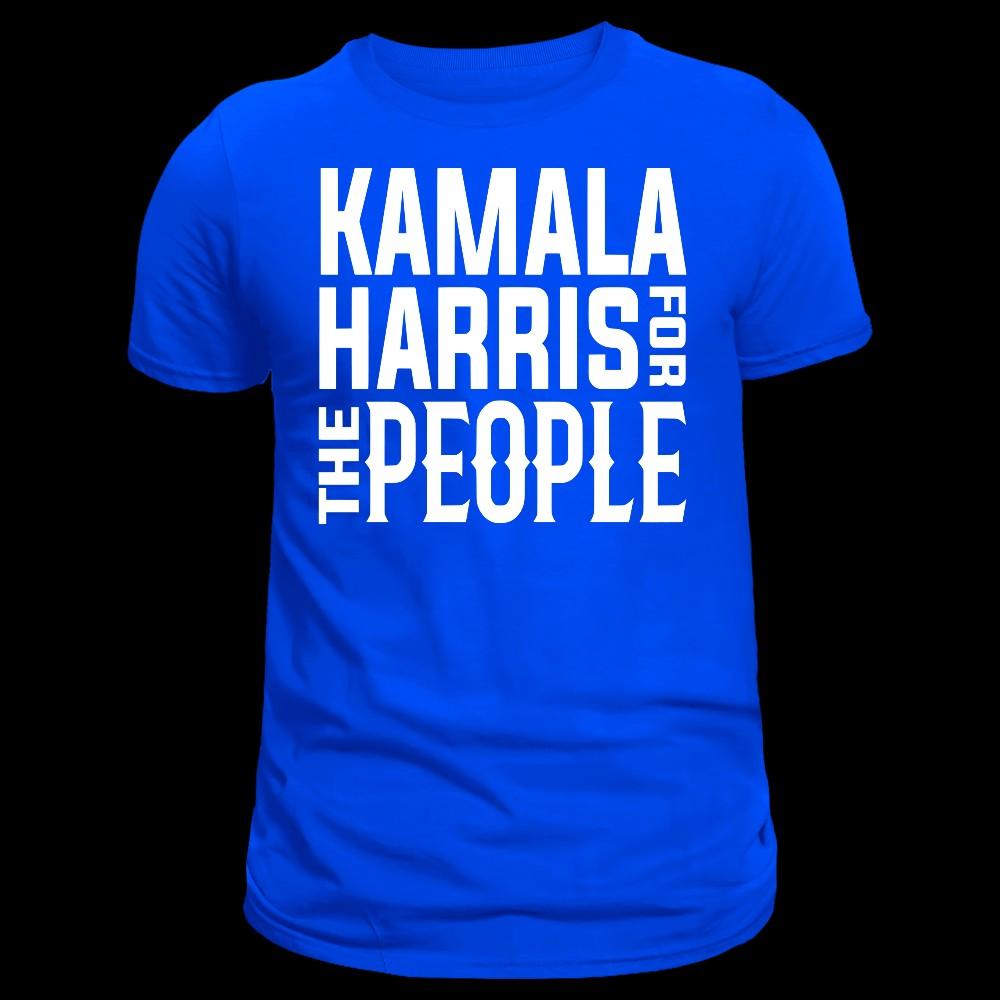 Kamala Harris for the People Unisex Tee - Powerful Slogan with Vibrant Text, High-Quality Cotton Fabric
