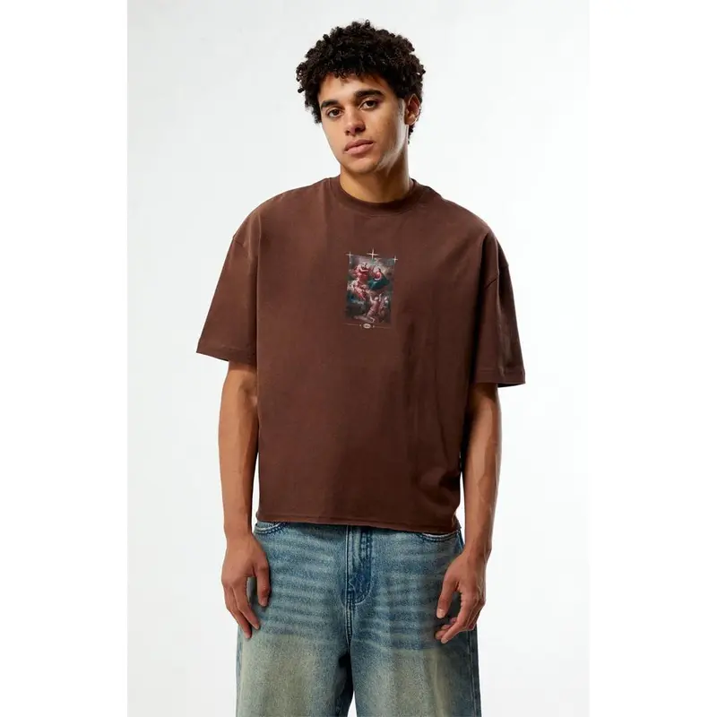Pacsun Men's Veil Cropped Boxy T-Shirt