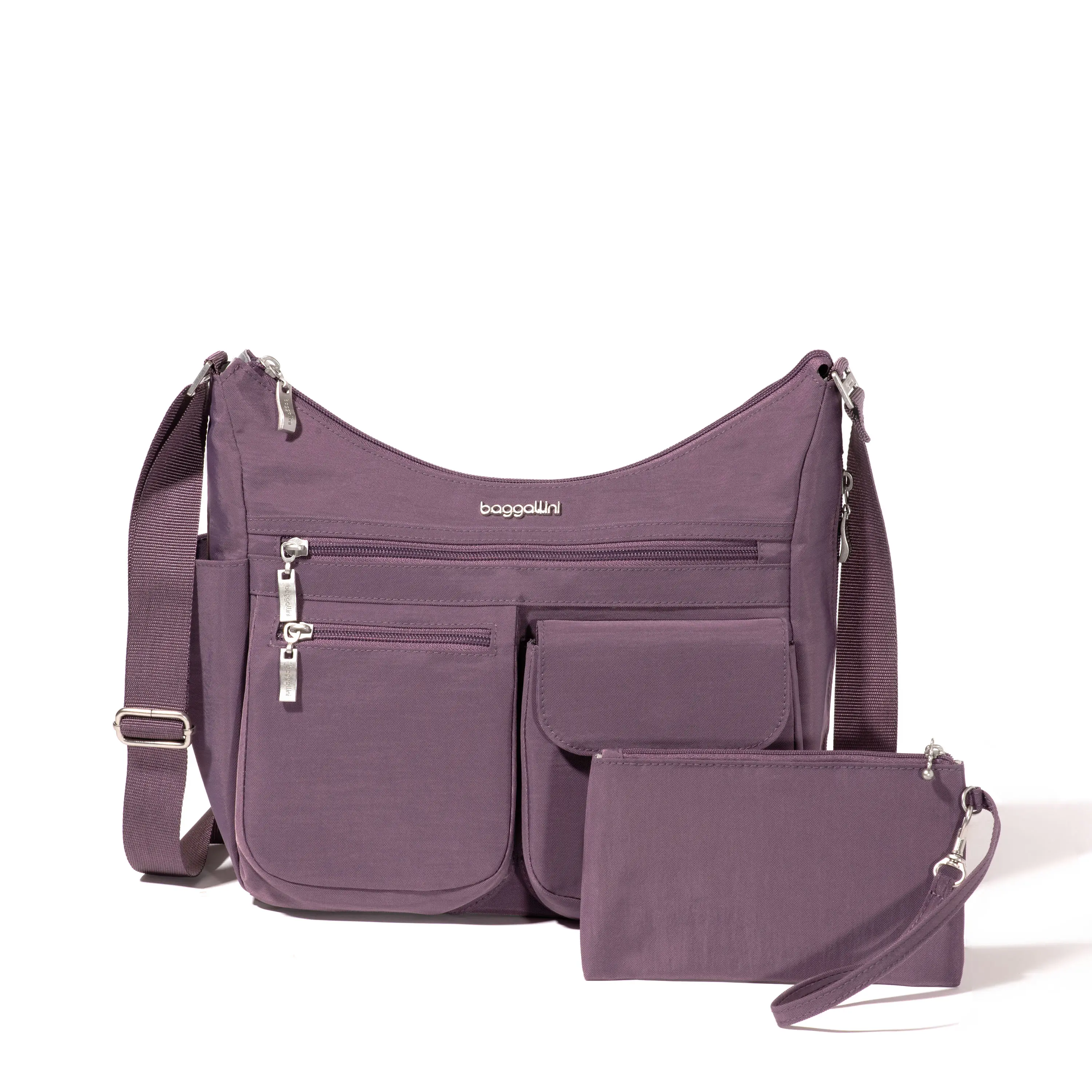 baggallini Women's Everywhere Bagg Crossbody Shoulder Bag with RFID Wristlet