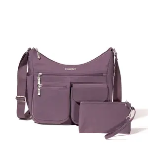 baggallini Women's Everywhere Bagg Crossbody Shoulder Bag with RFID Wristlet