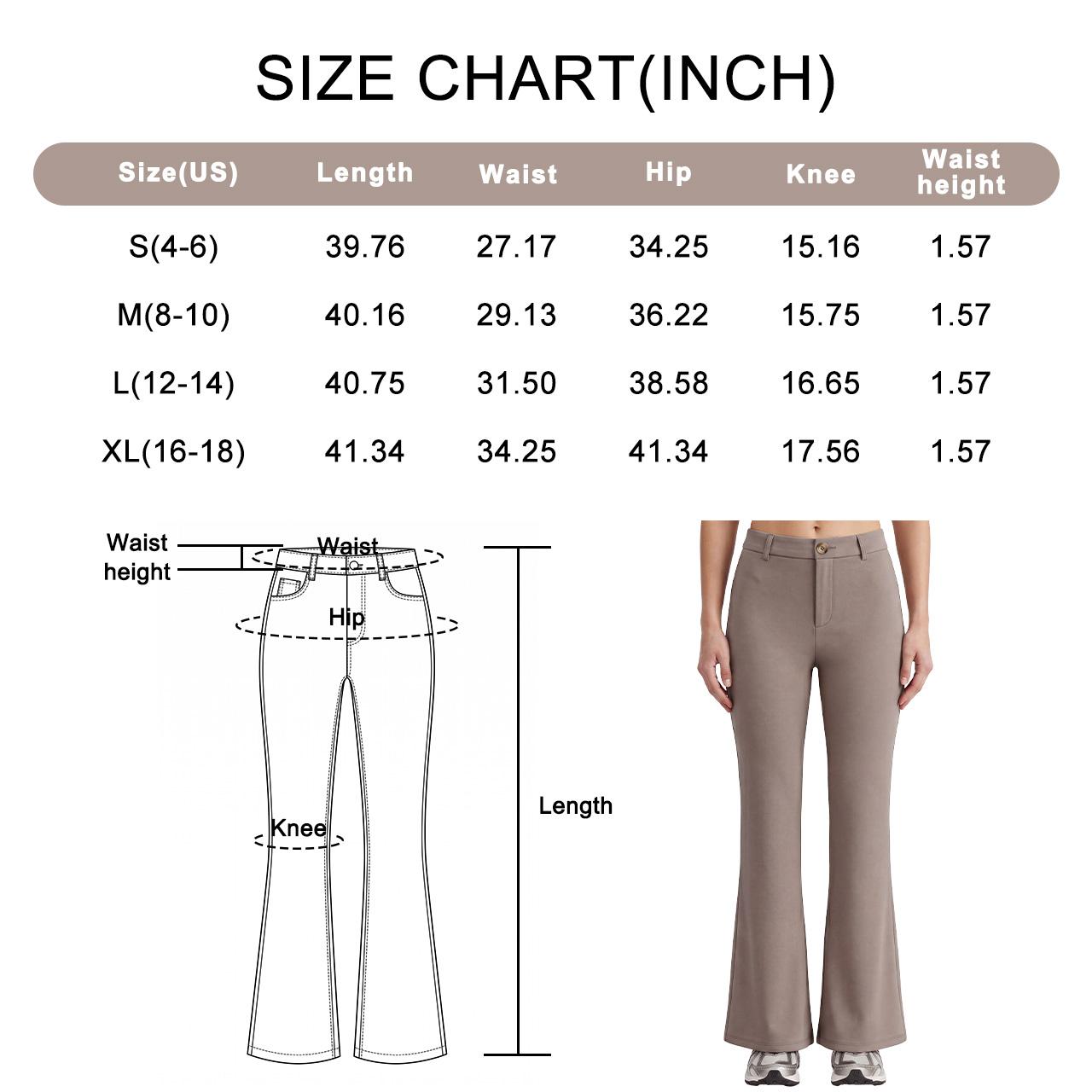 TRENDY QUEEN Classic Versatile Black Flared Stretchy Slim-Fit Bootcut Pants, Womenswear Bottom for Casual Daily Work Use, Hip, Basic