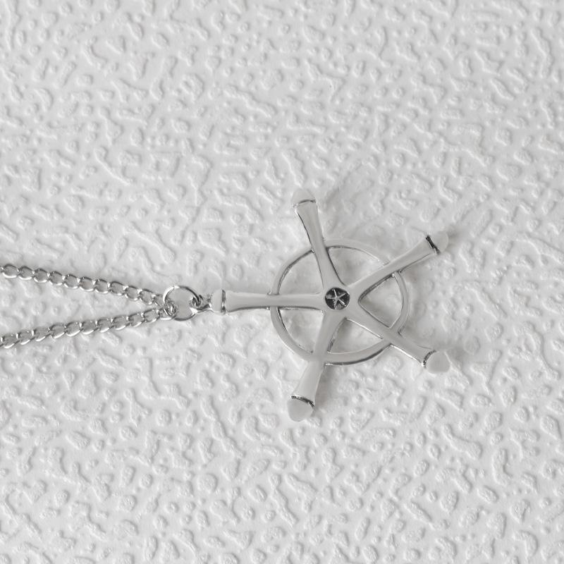 anime cosplay BLEACH pendant necklace figure Ishida Uryuu symbol necklace clavicle chain jewelry fans gifts