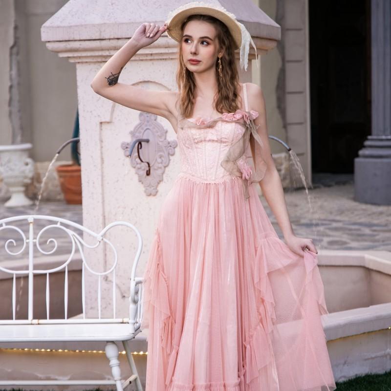 The Mystique Flora Corset Dress-LuminaVenus Dresses Autumn Women's Power Wardrobe Goddess Dress Alix Earle Dress Scuba Knit Dress Para Fiesta Elegant Fashion Casual Wedding Dress Elegance Adjustable birthday outfit Floral Curvy