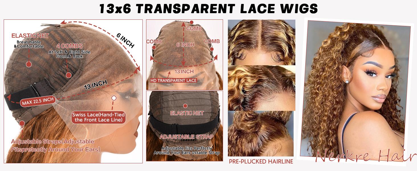 2026 TikTok Shop Deal Chocolate Brown Deep Wave Lace Front Wigs Human Hair 180 Density 13x6 HD Lace Frontal Wigs Curly Human Hair Brown Glueless Wig For Women Pre Plucked with Natural Hairline Valentine's Day Gift