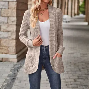 Cardigan Sweaters for Women, Casual Knit Cardigans Lightweight Soft Long Sleeve Open Front Loose Fit Sweater Outwear Springfresh Springfresh