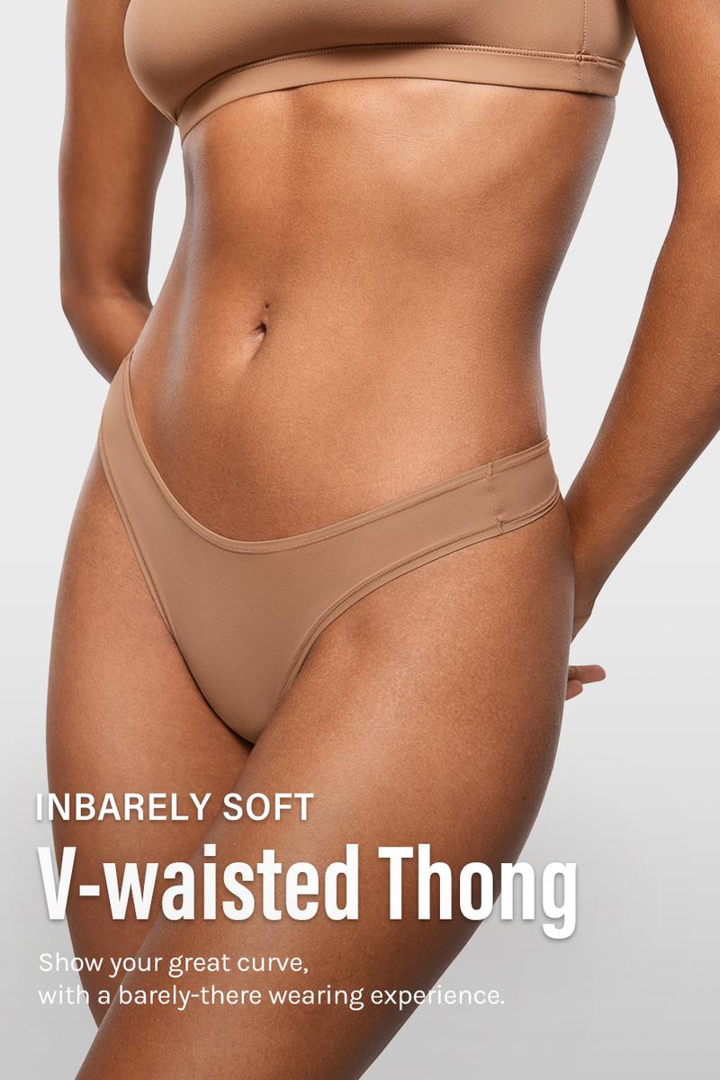 V-shaped Low Rise Thongs 3 Pack