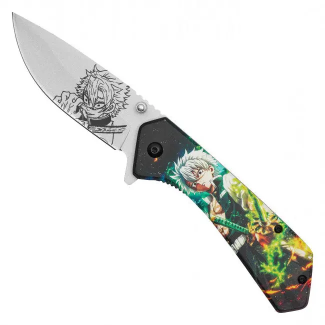 Demon Hunter Assisted Opening Pocket Knife – Video Game Slayer - Great Gift!