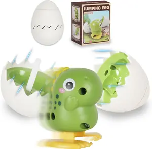 【The Best Easter Eggs】Wind-up Dinosaur Toy,with Hilarious Wind-Up Action,Hopping Duck Egg Toy,Toys Prefilled Easter Eggs for Easter Eggs for Easter Egg Hunt