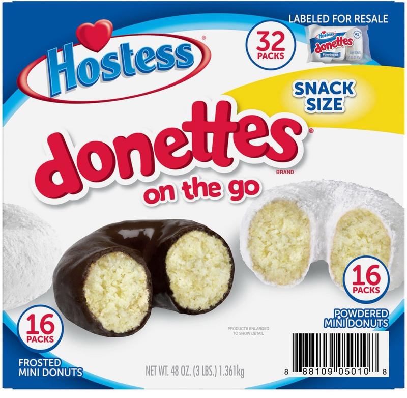 Variety Pack Donuts, Snack Size, 1.5 Oz., 32 Pk. - Assorted Flavors