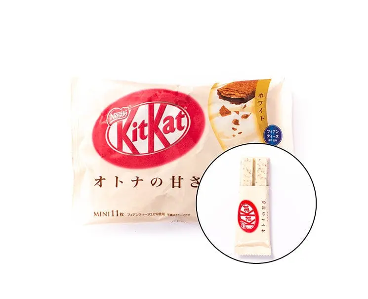 NEW! Japanese KitKat White Chocolate Dessert Snack, Exclusive Limited-Edition Spring 2023 (Japan), 1 Bag with 10 Individually Wrapped Bars, ExoticSnaxx