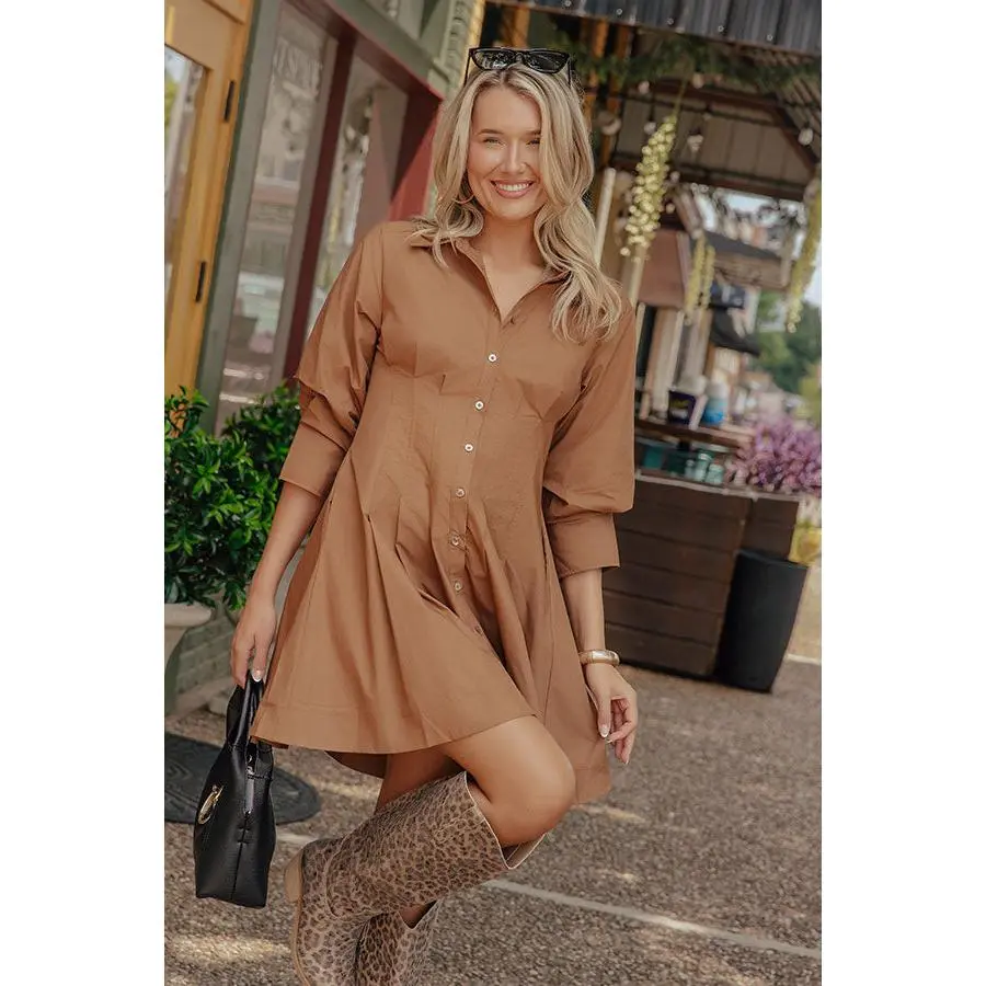 Sweet Reputation Pleated Mini Dress