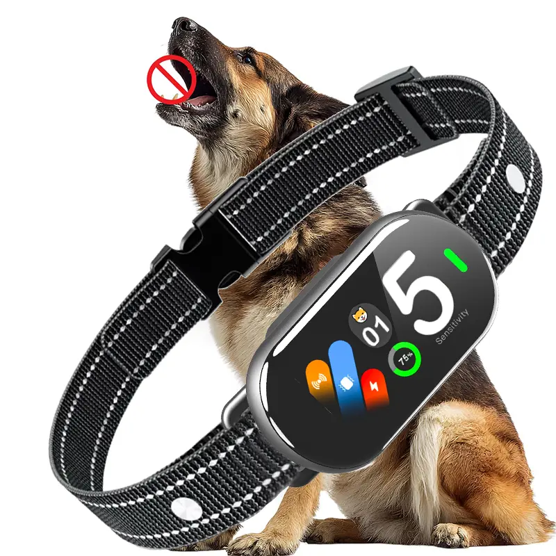 [2026 Newest ]Upgraded Bark Collar for Dogs 10-120lbs,  Smart Anti Barking Collar with 5 Modes & Adjustable Sensitivity & Bark Counter, Automatic Bark Collar for Small Medium Large Dogs
