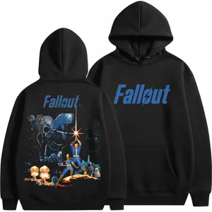 Fallout Graphic Hoodie – Retro Post-Apocalyptic Game Hoodie, Vault Inspired Streetwear, Gamer Hoodie Unisex, Fallout Fan Gift Lover