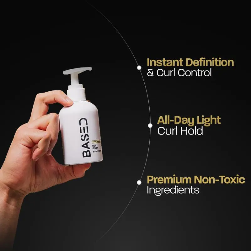 BASED Curl Cream | Instant Definition & Hydration | Simple
