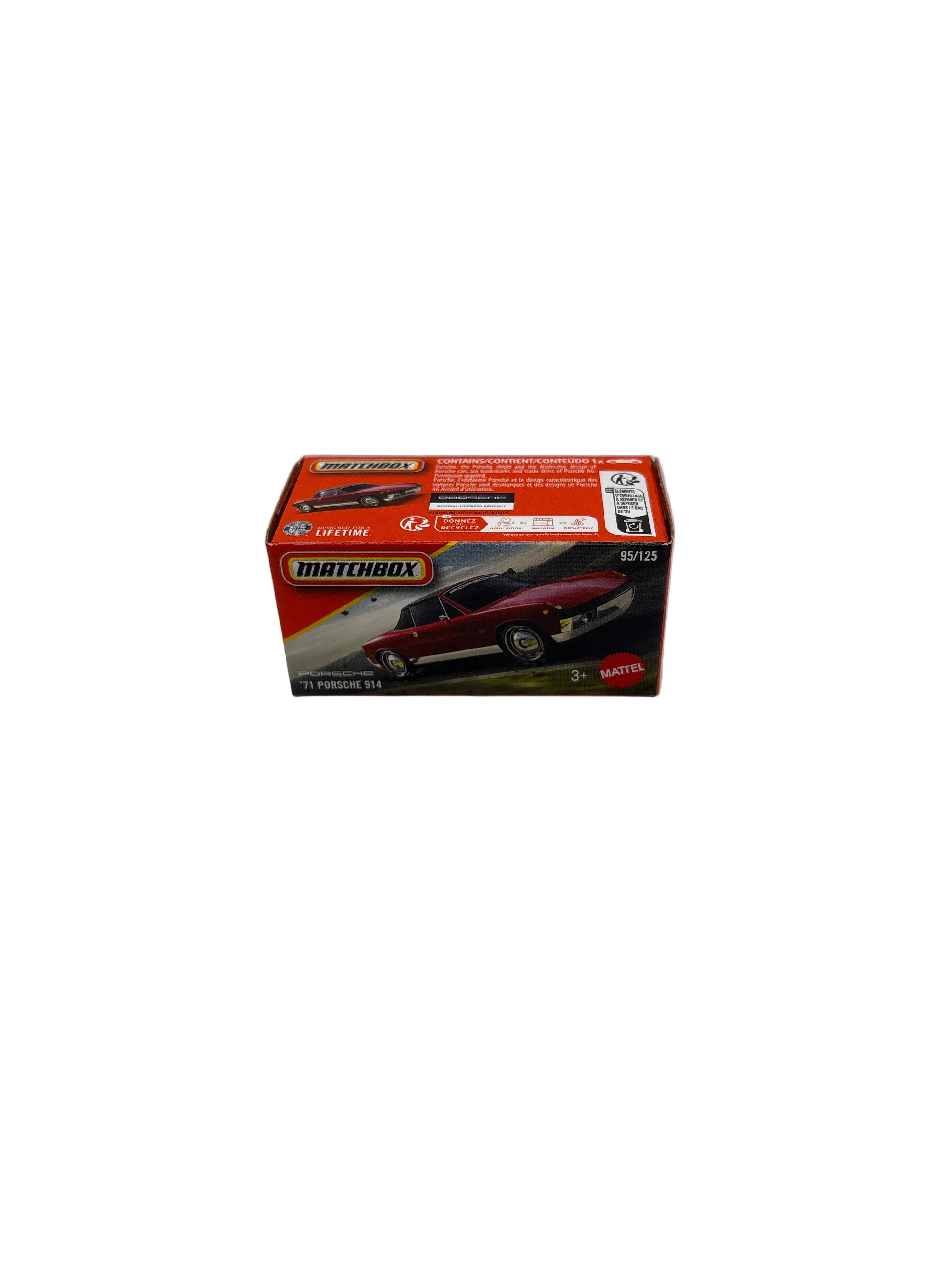Matchbox 71 Porsche 914 Diecast red