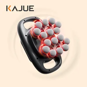 16-Head Muscle Massager Gun for Back and Leg Pain, 12.6V Powerful Percussion Therapy with 50 Levels & 8 Modes, Smart 15-Min Auto-Pause Deep Tissue Fascia Tool for Daily Relaxation