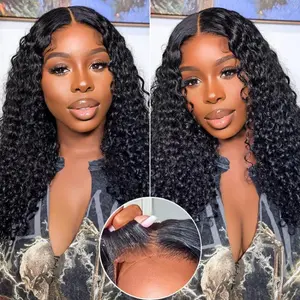 【LIVE Sale】Sunber Jerry Curly 7x5 Bye Bye Knots Lace Closure Wig with Drawstring Glueless Human Hair Wigs SpringStatements