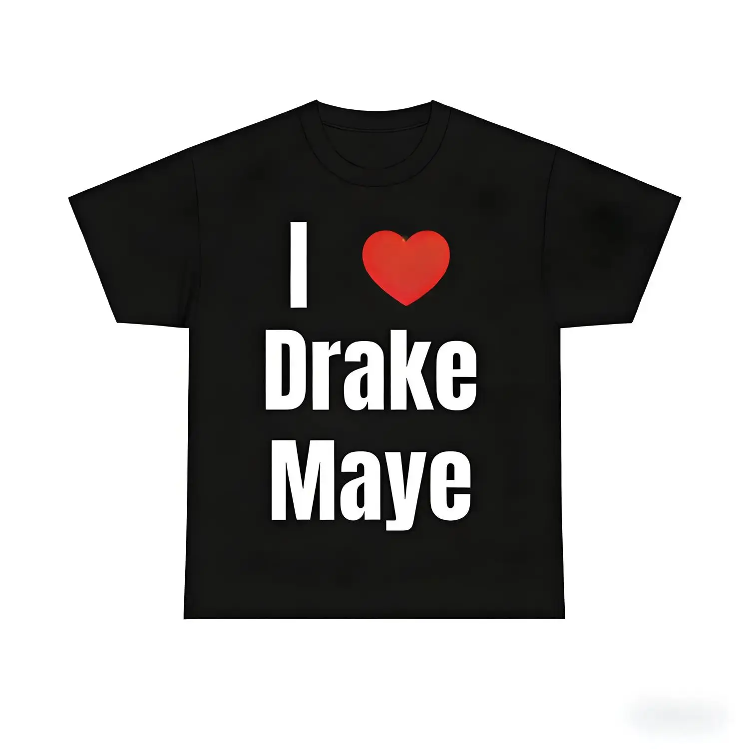 Women's Breathable Cotton Fabric Short-Sleeve Crewneck T-Shirt, Drake Maye Fan Outfits Tops for Game Day, Funny "I Heart Drake Maye" Casual Tee, Shortsleeve, Classic, Round Neck, Soft, Graphic, Streetwear, Essential, Everyday, Football Fashion, Funny Vibe