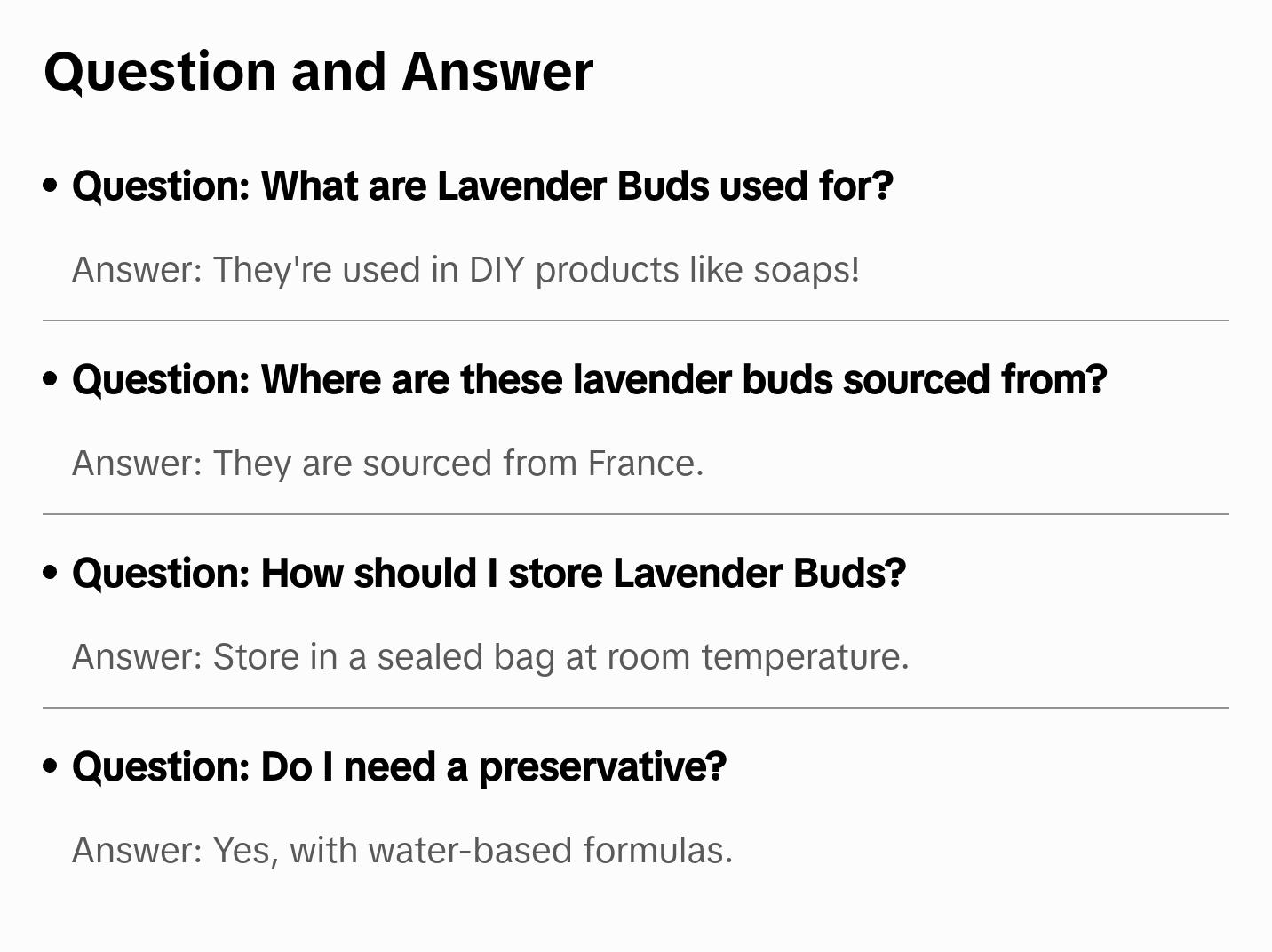 Lavender Flower Buds (Lavandula Angustifolia)