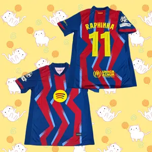 2022-23 Home Champions League Short Sleeve Jersey – Raphinha #11