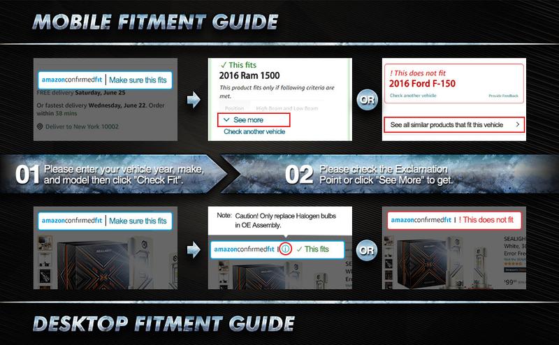 2013 Ford Focus H1 70W 6500K White IP67 LED Headlight Bulbs 2PCS SEALIGHT S6